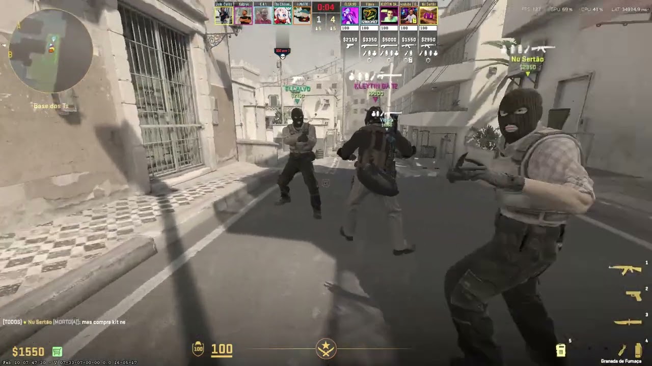 Counter Strike 2 2026 MAPA DUST2, COMPETITIVO, JOGANDO COM AMIGOS, KLEYTINHO, NU, ETC  😍😍😍