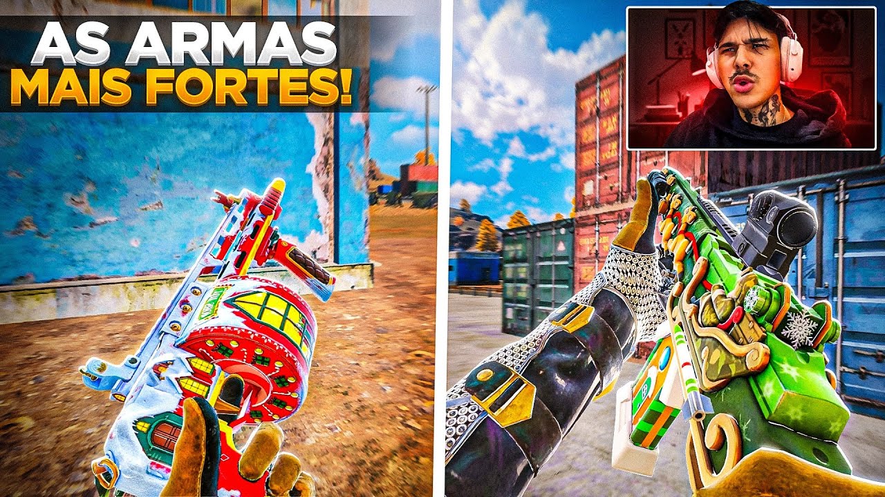 AS DUAS ARMAS MAIS FORTES PRA USAR NO BATTLE ROYALE DO COD MOBILE!