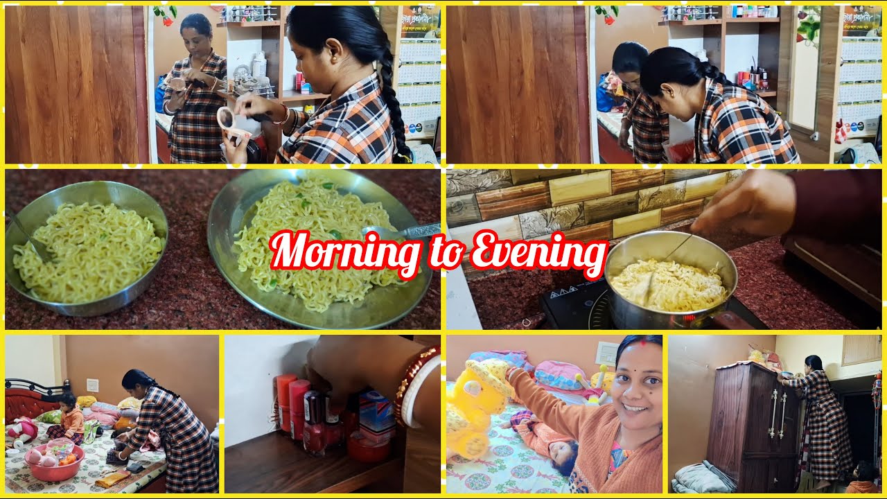 Sunday সকাল থেকে রাত পর্যন্ত Routine✅️ | আজ বর maggie🍜 বানিয়ে খাওয়ালো😋 | Bengali Vlog | Vlog222
