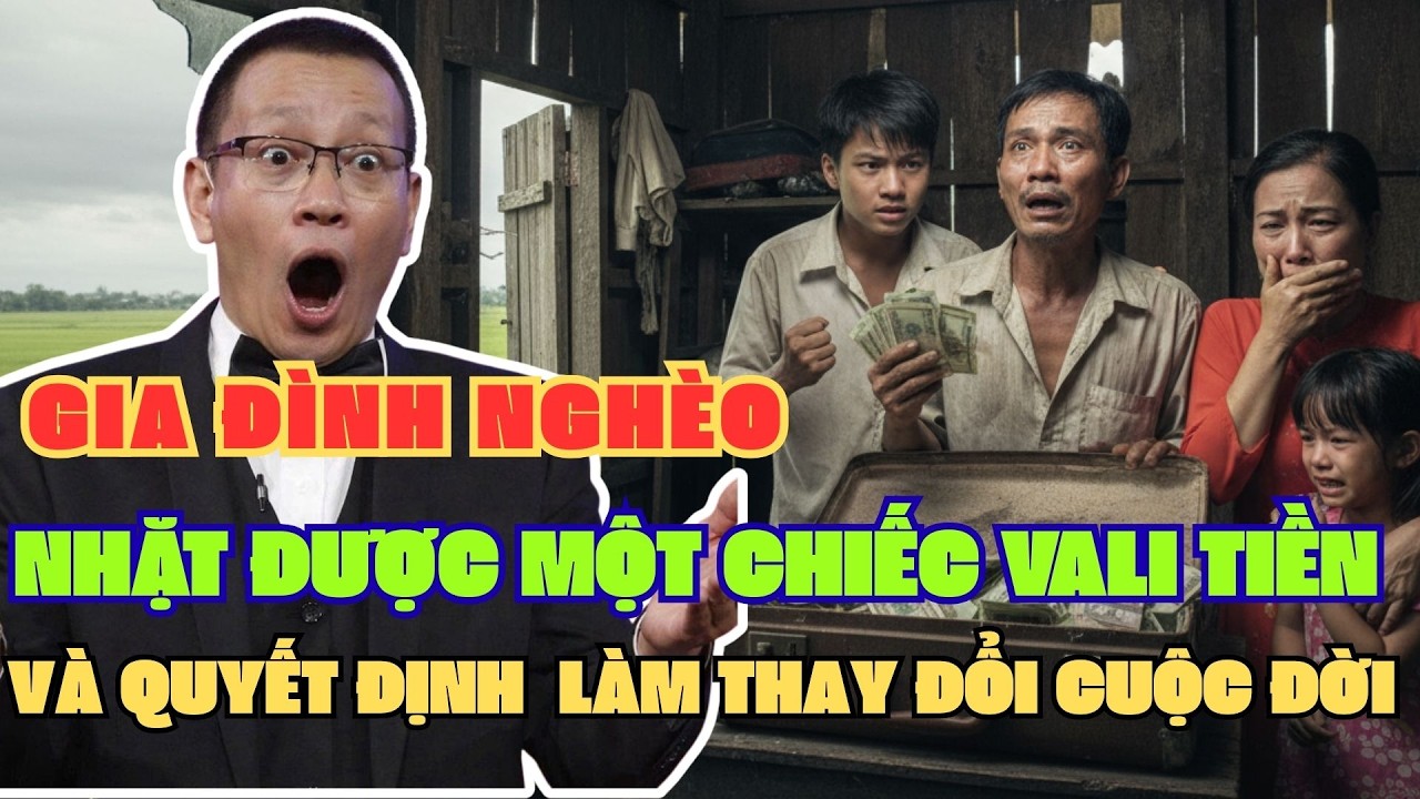 Gia Đình Nghèo Nhặt Được Một Chiếc Vali Tiền – Quyết Định Sau Đó Làm Thay Đổi Cuộc Đời