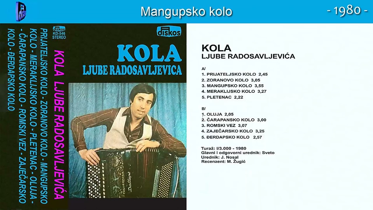 Ljuba Radosavljević - Kola - (Audio 1980) - CEO ALBUM