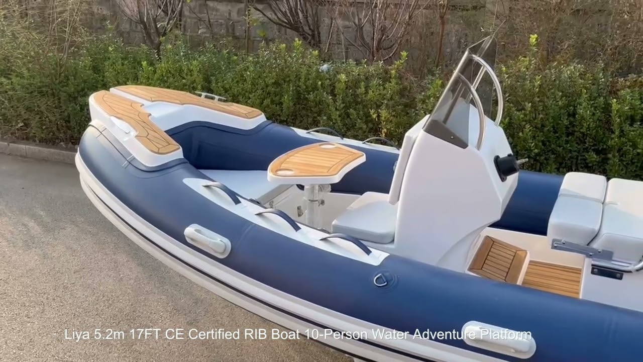 Liya 5.2m RIB Boat Review: 10-Person Capacity, 150L Fuel Tank & CE Certified