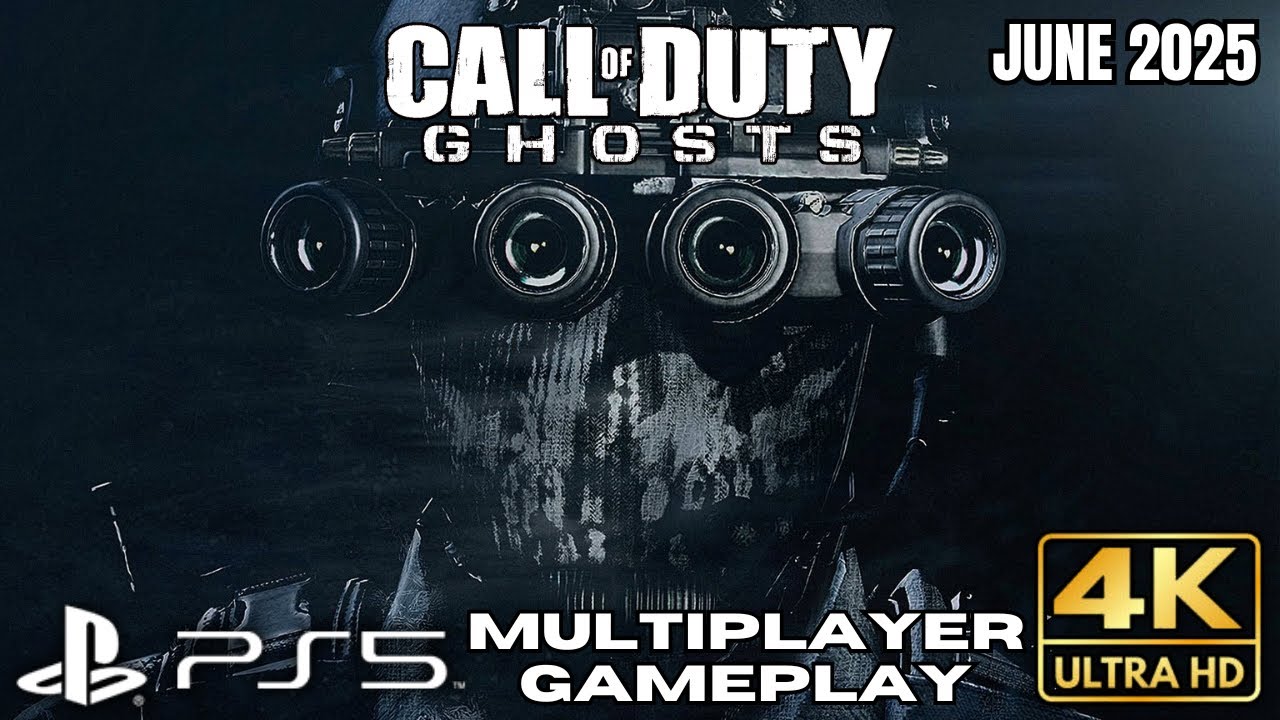 Call of Duty Ghosts Multiplayer Gameplay | Goldrush & Showtime | PS5 PS4 | 4K | No Commentary Gaming
