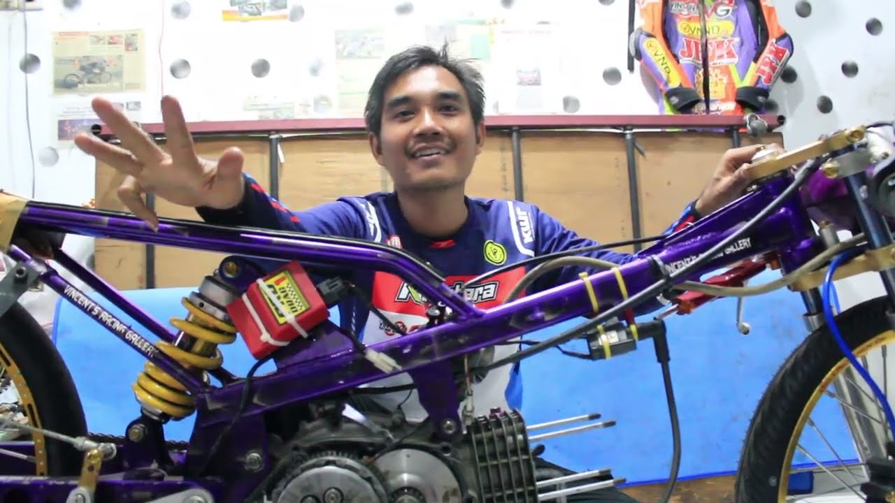 Bongkar Habis Mesin Bebek 4T 130cc Kawahara VRG