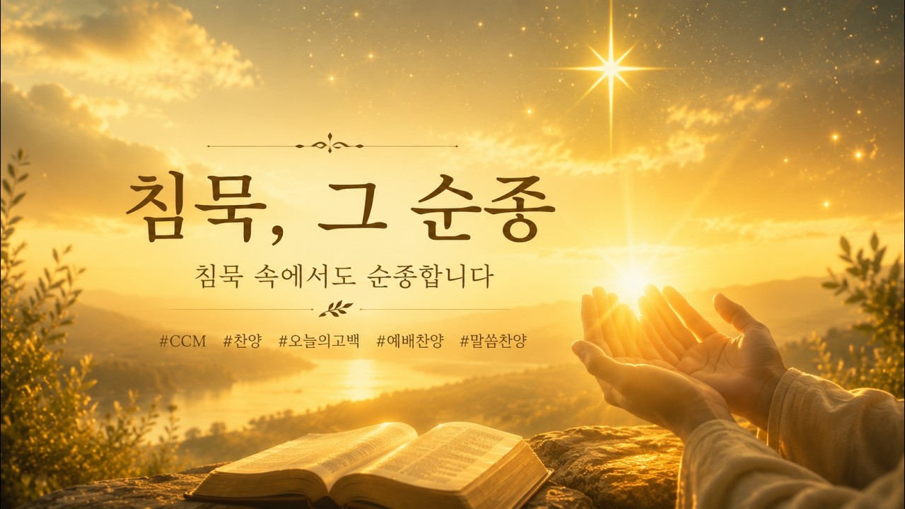 침묵,그 순종l#침묵그순종#SilentObedience#말씀앞의순종#두려워말라#임마누엘#말씀묵상 #오늘의고백 #요셉처럼