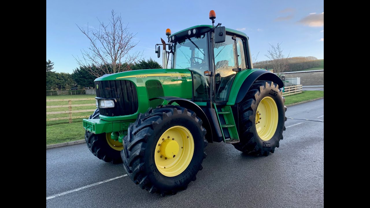 John Deere 6920S tractor walk around video