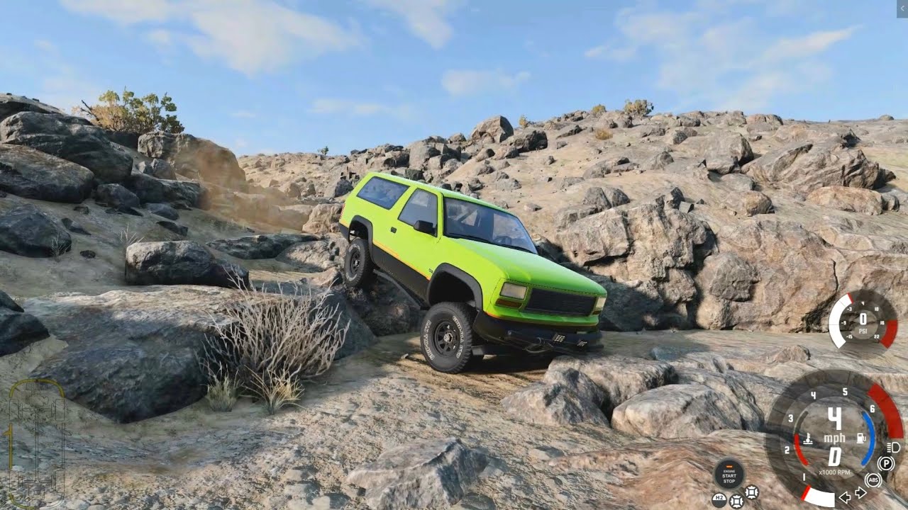  BeamNG Gameplay - Old Tata Sierra Ko Patharo Par Test Kiya 