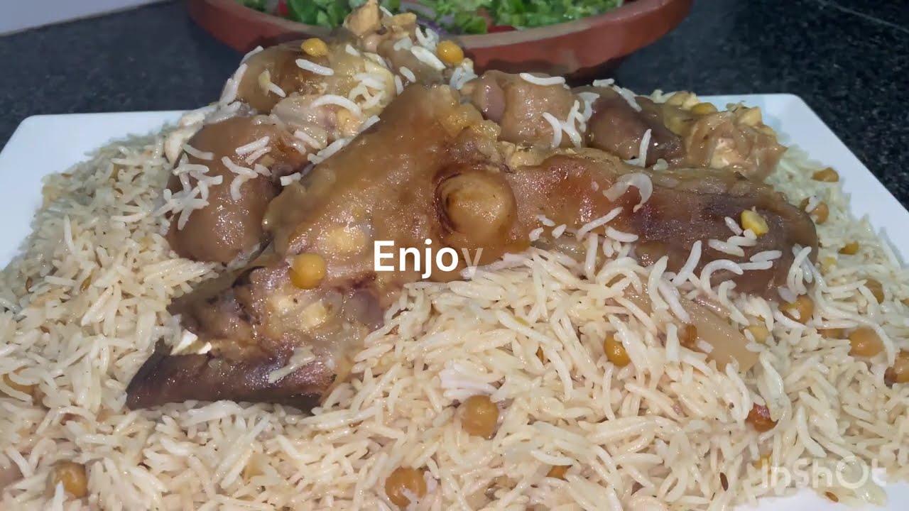 Afghani Pacha Pulao(Rice with Cow Leg)Recipe 👌🍚🍖طرز تهیه قورمه پاچه و پاچه پلو افغانی
