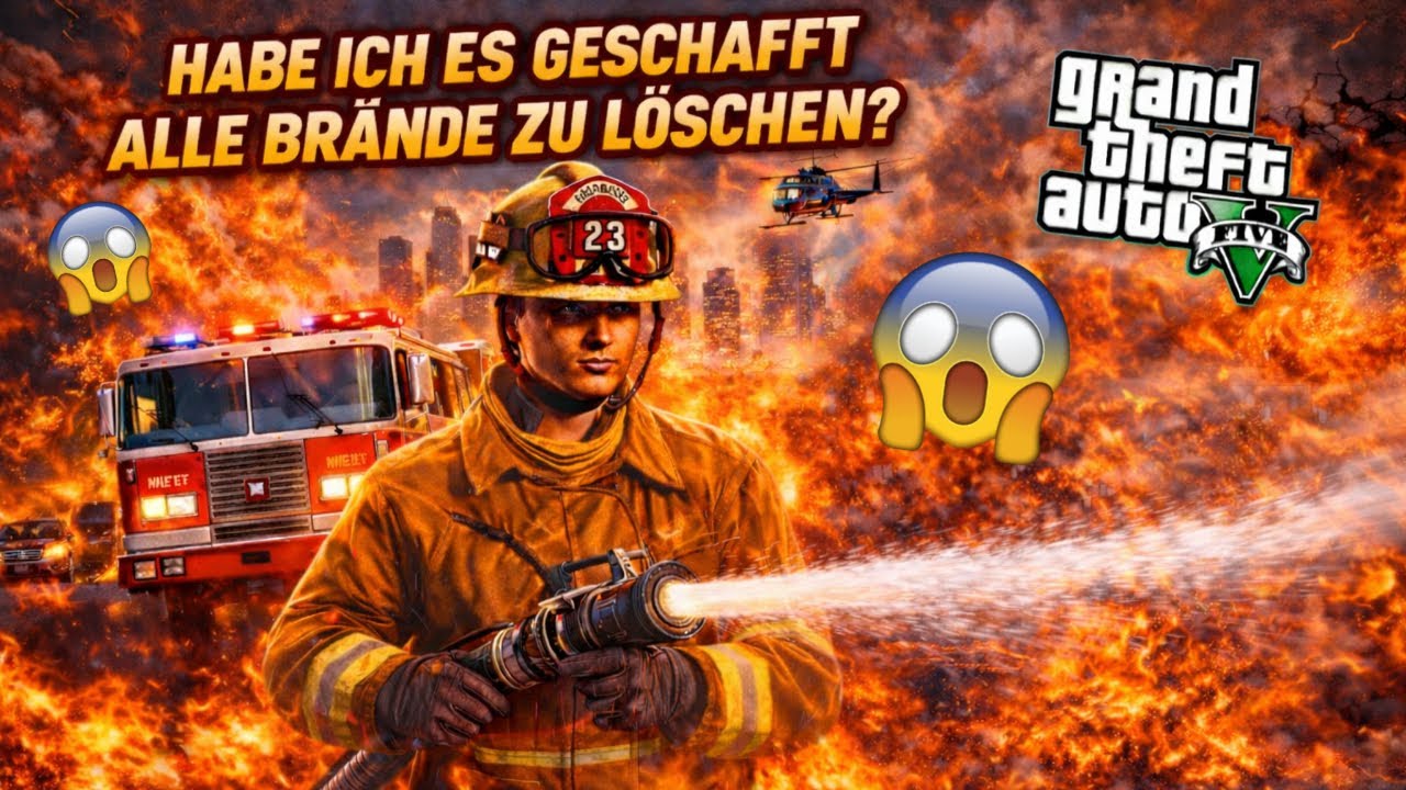 ⚠️🚨 Mein EXTREMER😱 1. Arbeitstag bei der Feuerwehr Los Santos - Notruf Chaos pur ❗🚒💥