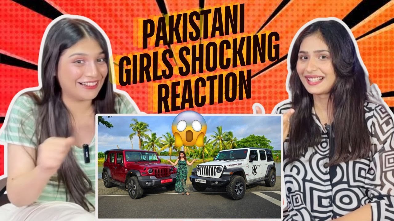 Mahindra Thar Roxx Vs Jeep Wrangler Full Comparison | Pakistani Girls Shocking Reaction