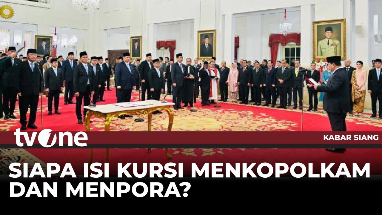 Presiden Prabowo Umumkan Menko Polkam dan Menpora Hari Ini? | Kabar Siang tvOne