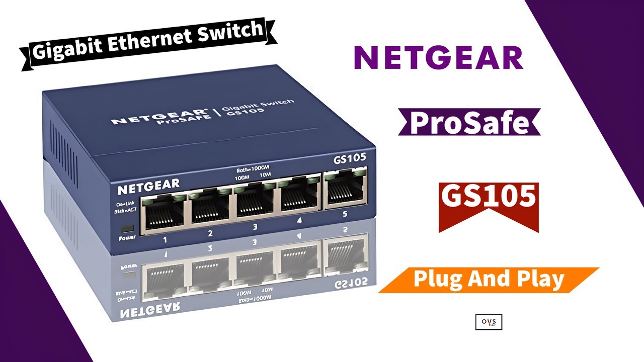 Netagear ProSAFE GS105 Gigabit Switch For Business Internet Setup #netgear #GigabitSwitch