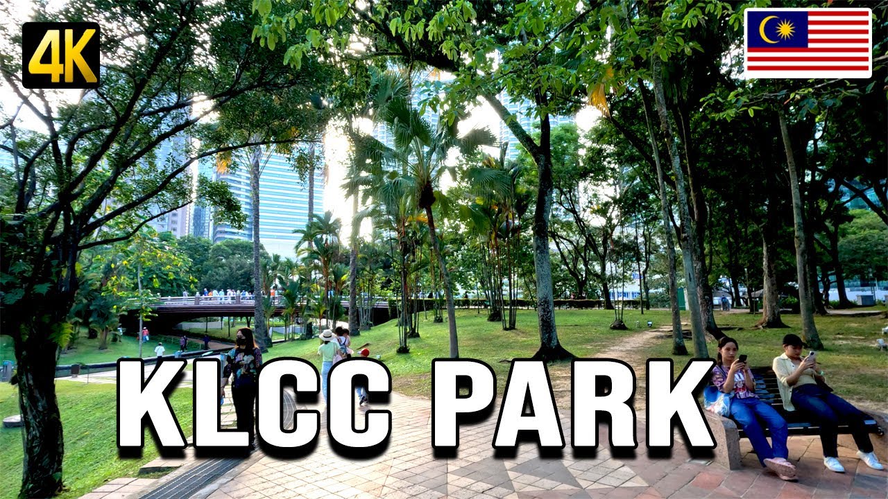 【🇲🇾 4K 】KLCC CENTRAL PARK KUALA LUMPUR WALKING TOUR | AMAZING PARK | FOR A FAMILY |  MALAYSIA VISIT