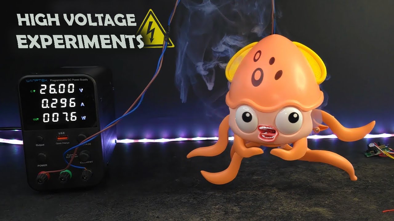 Craziest High-Voltage Experiments  Electric Toys VS DC Power Supply ⚠️ DANGEROUS ⚠️(Compilation)