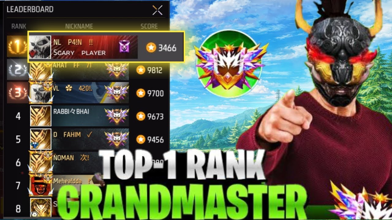Free Fire Gold to Grandmaster And Tonament Live Rank Push #freefire #gaming#short