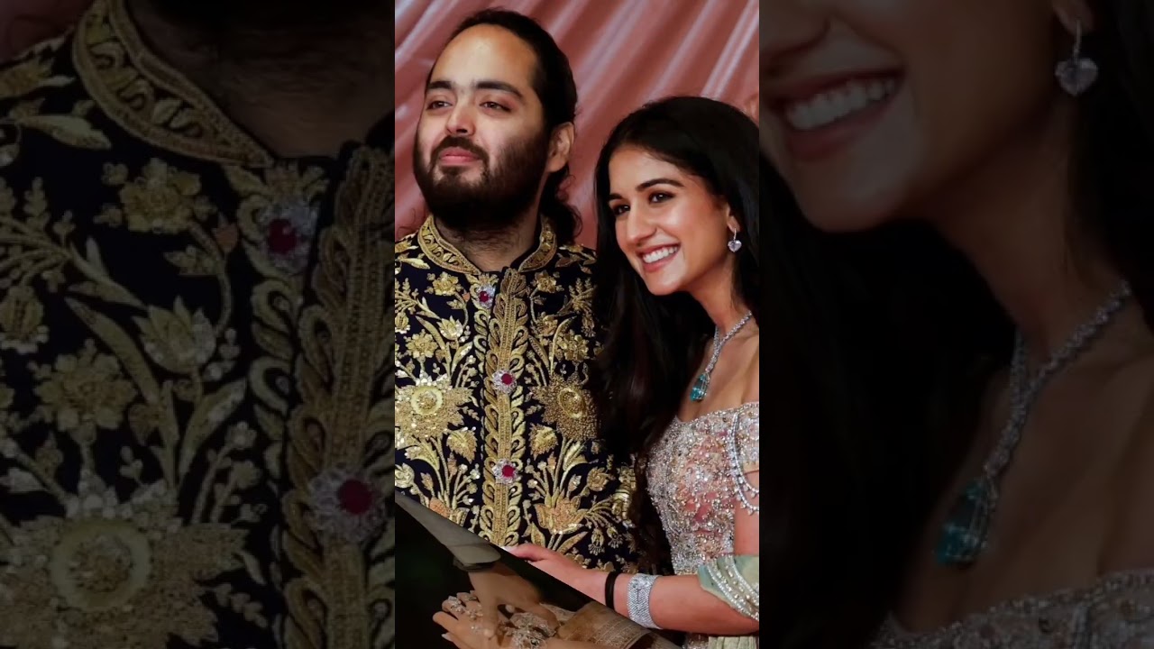 Anant Ambani and Radhika Merchant's Pre-Wedding Style: Stunning Looks! #trending #viralvideo