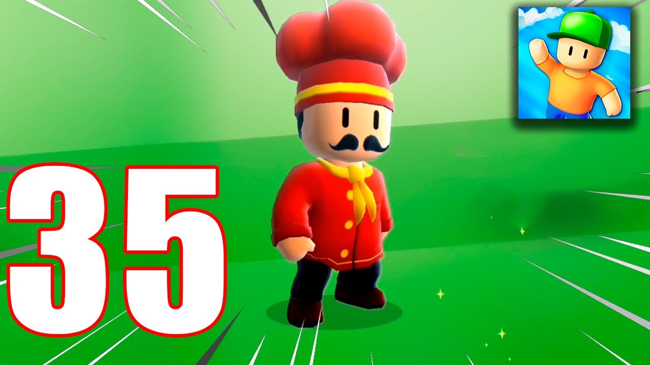 Stumble Guys - CHEF JAMIE - UNCOMMON - Gameplay Walkthrough Part 35 (iOS, Android)