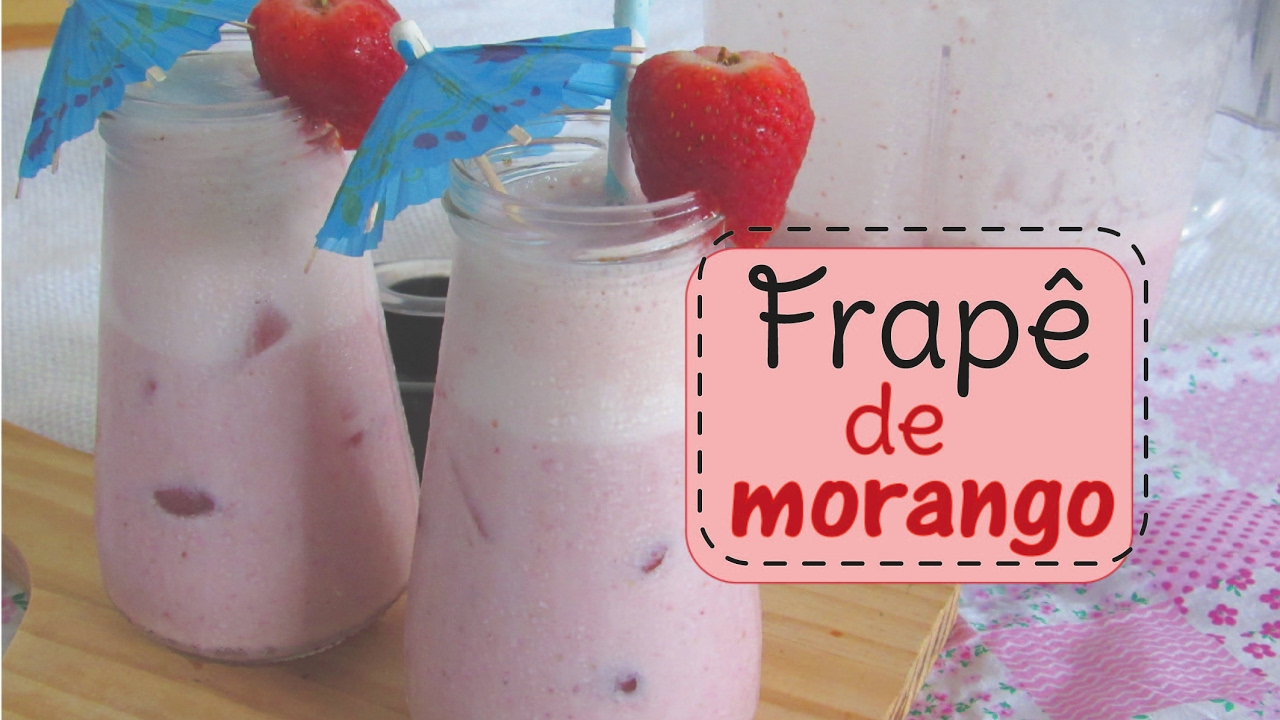 COMO FAZER FRAPÊ DE MORANGO  | COZINHA AMOR E DIVERSÃO #46
