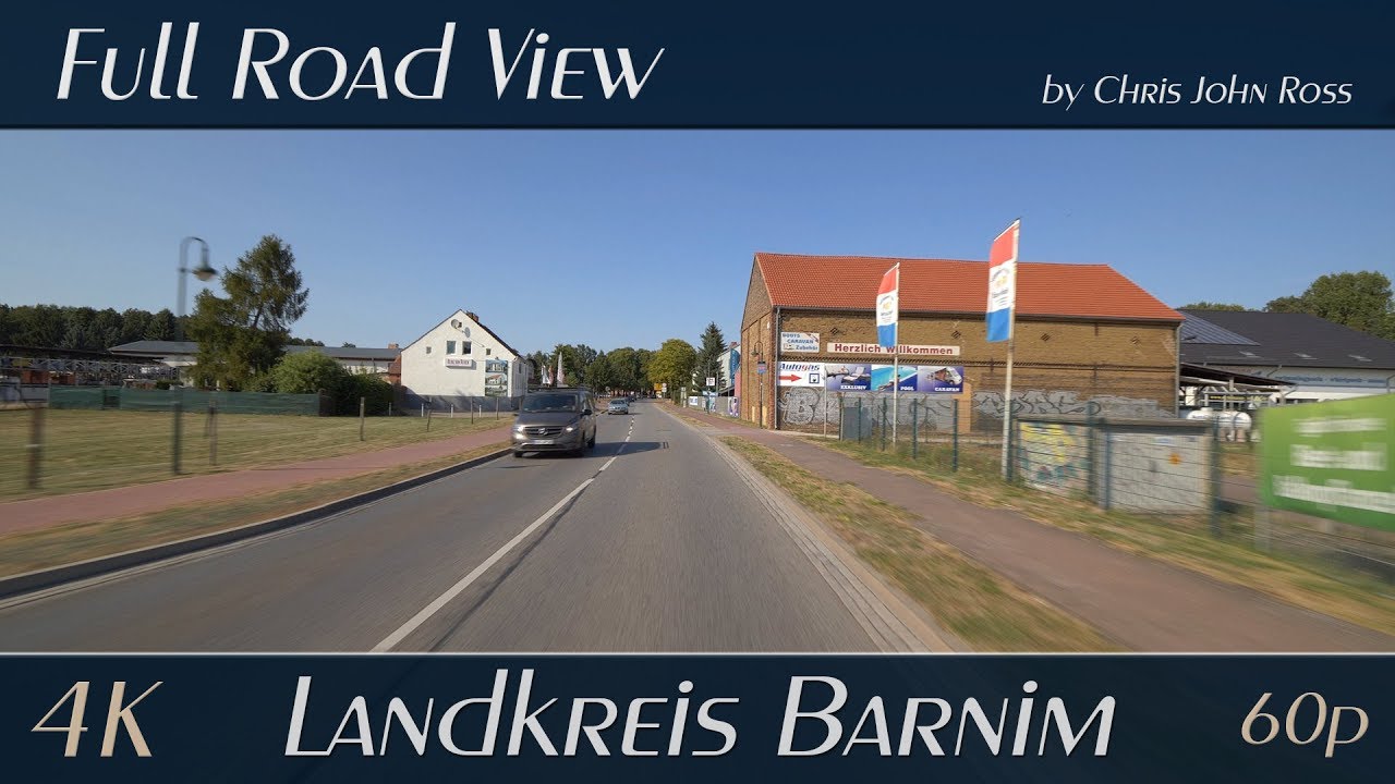 Landkreis Barnim, Germany: Ahrensfelde, Panketal - Lindenberg, Schwanebeck - 4K (UHD/2160p/60p)