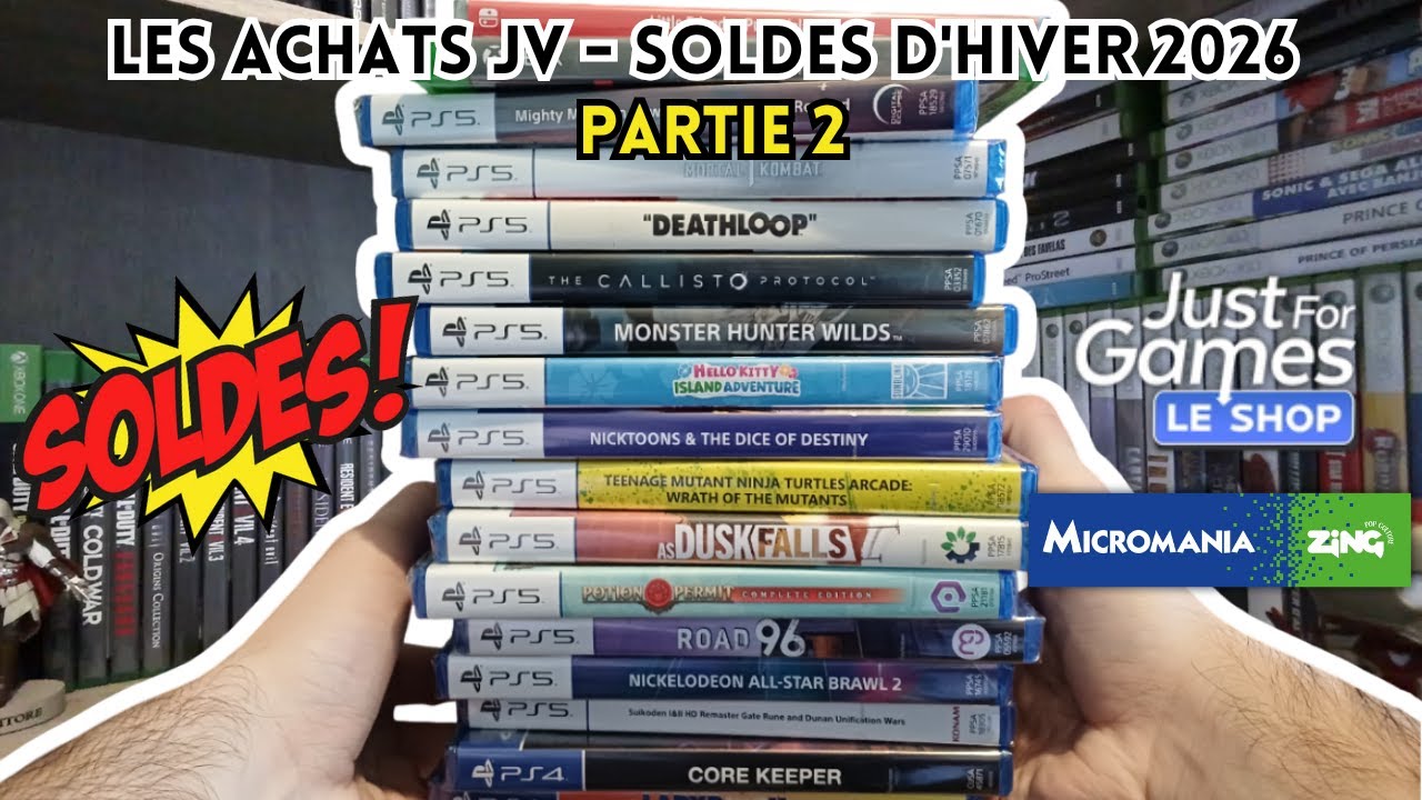 #33 Mes Achats JV - Soldes d'Hiver 2026 | Part 2 - Spécial Internet
