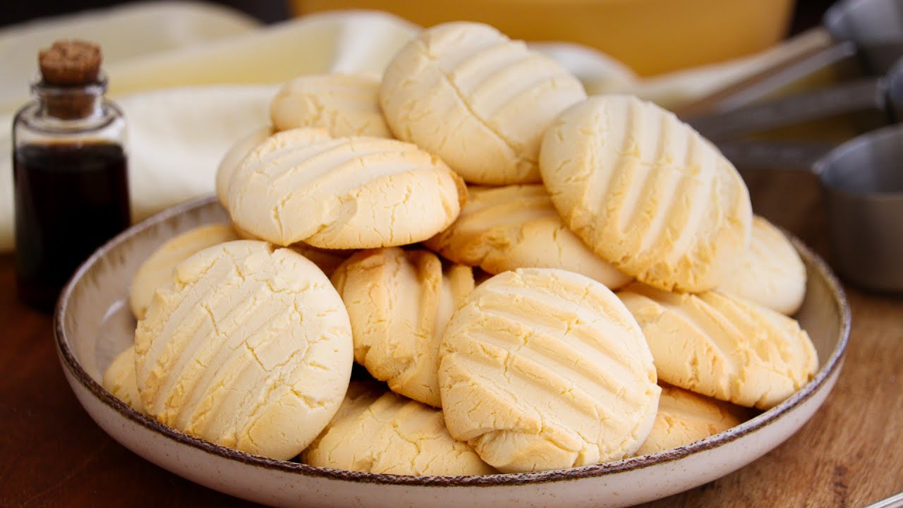 Galletas de Maicena | Receta fácil con sólo 4 Ingredientes - CUKit!