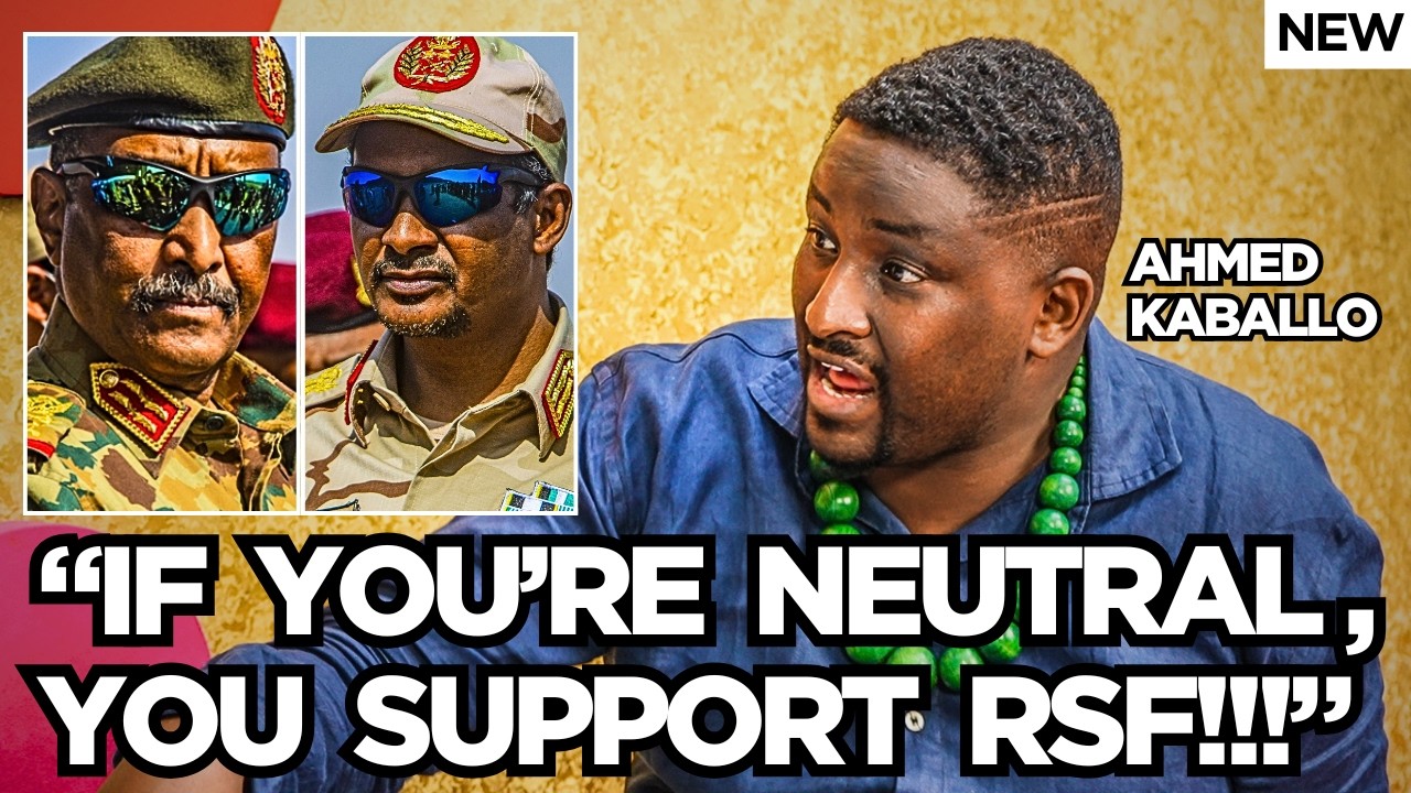 AFRICAN STREAM Founder Ahmed Kaballo On Sudan War: 
