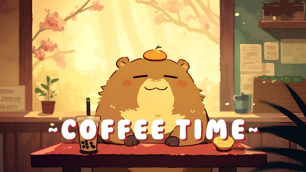 [1 Hour] Capybara Beats Radio | Chill Beats to Help You Relax 🦫 🌙 📖 | Focus Helper