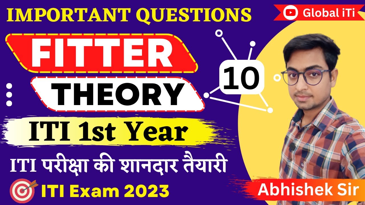 Fitter Theory 1st Year Important Questions Class-10 | ITI Exam 2023