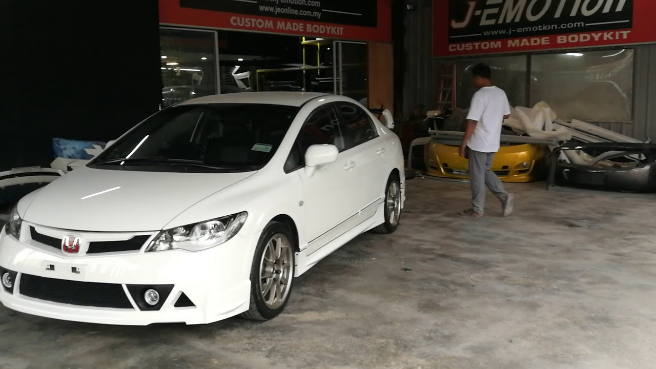HONDA CIVIC FD MUGEN RR FULL SET BODYKIT (J-EMOTION DESIGN)
