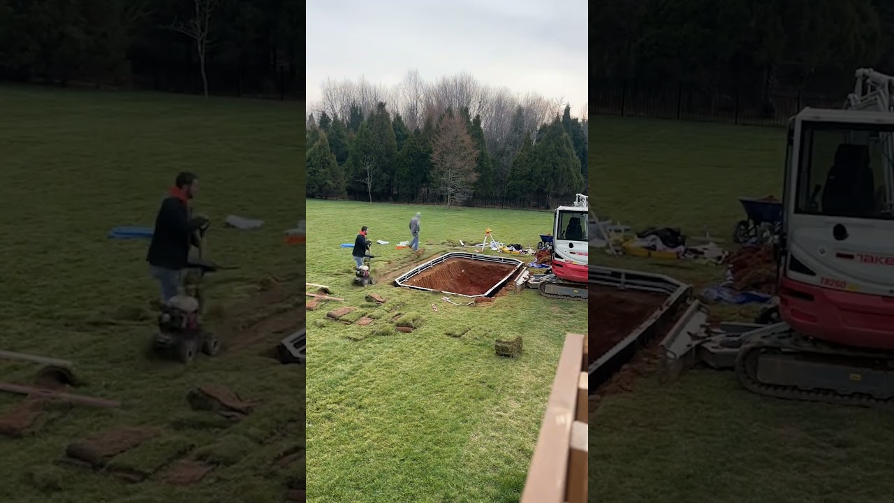 Time Lapse of 10x17 Inground Trampoline