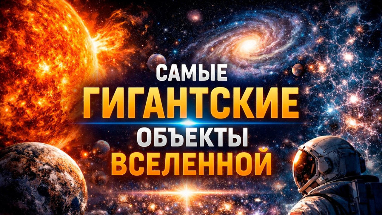 Самые гигантские объекты Вселенной: от звёзд-супергигантов до космической паутины