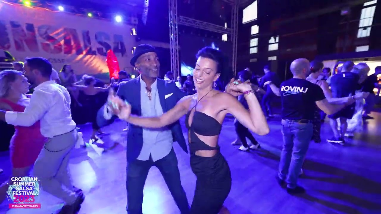 Sam Mr. Sleek & Anna Treiger ~ salsa social dancing @ CSSF, Rovinj