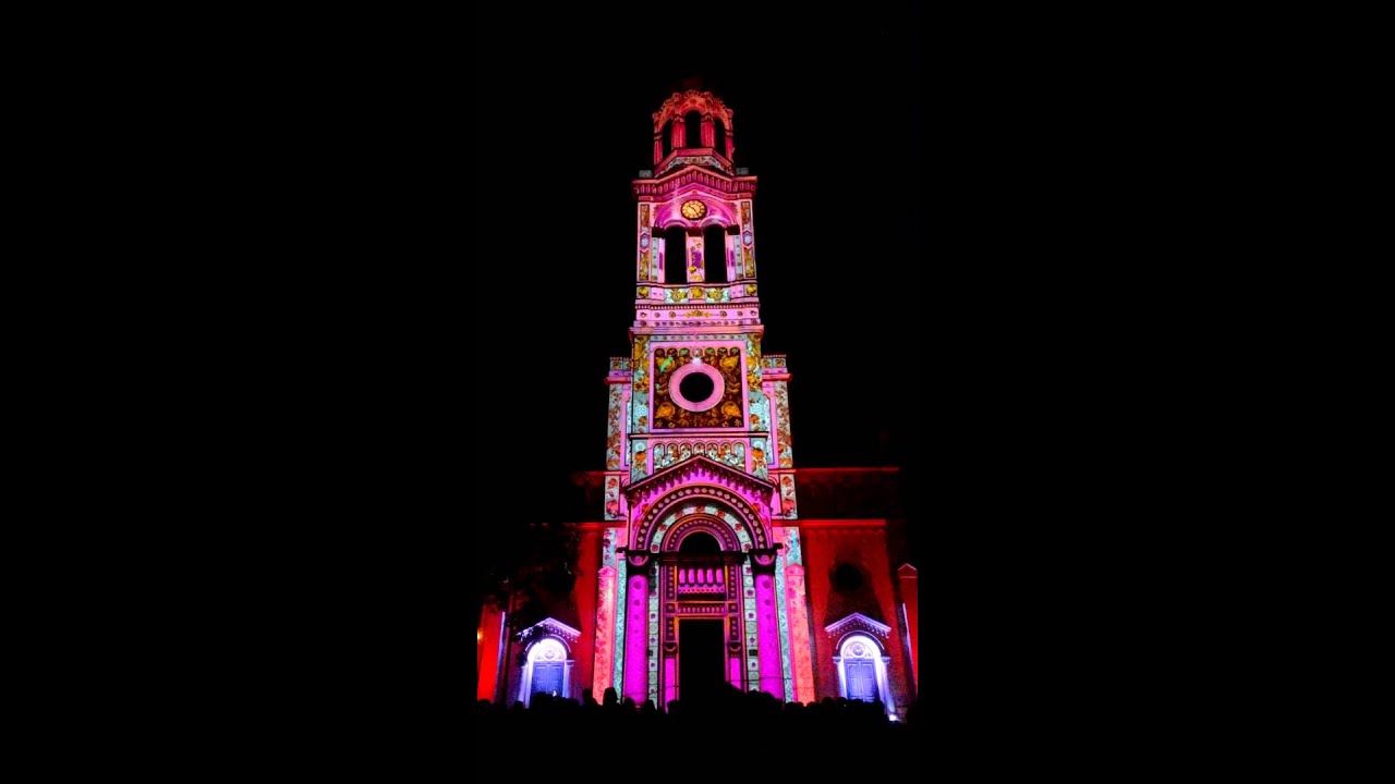 Light Move Festival 2015 - 3D mapping - Kościół na ul. Sienkiewicza [4K]