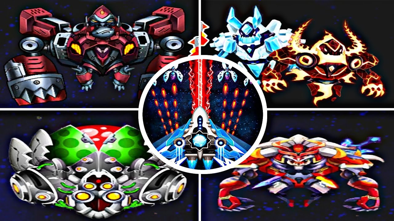 space shooter all bosses (VETERAN MODE)