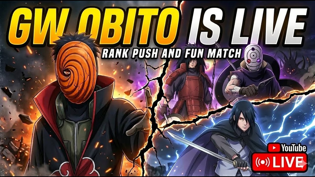 Live streaming of GAMING WITH OBITO || RANK PUSH AND FUN MATCH #gaming #free fire #garena #rank push