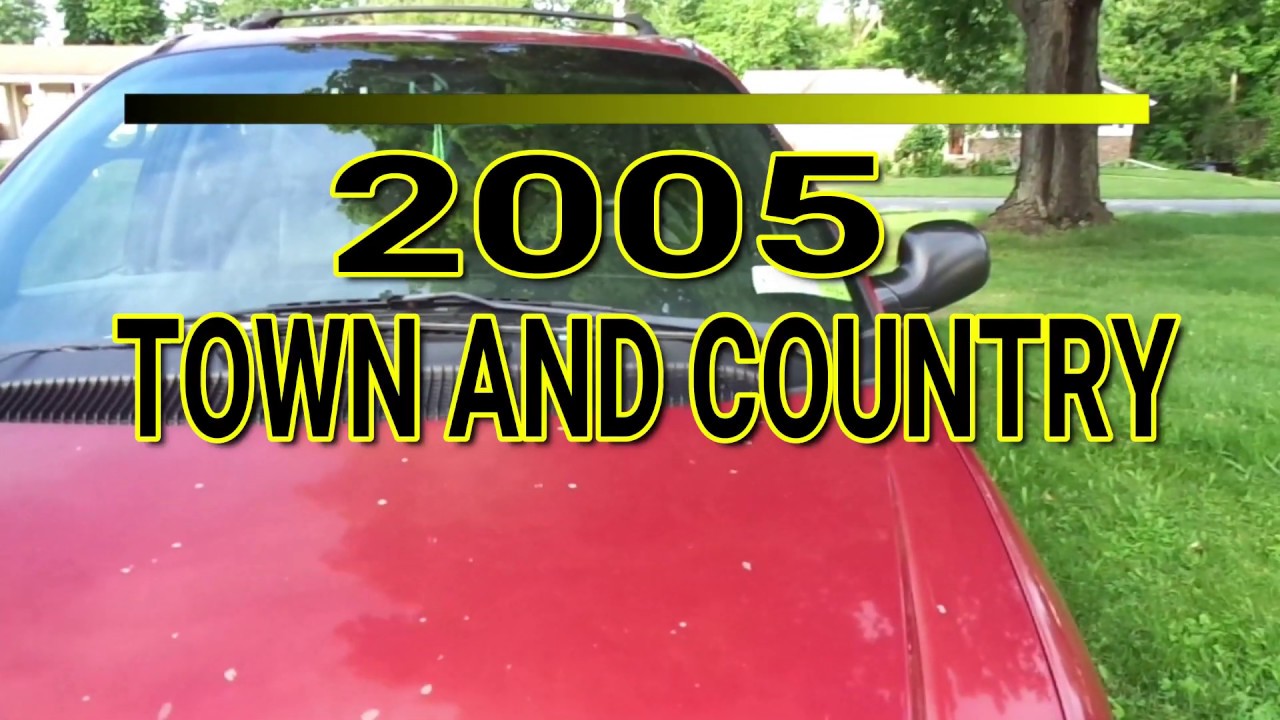 2005 Town and Country Wiper Blades Replacement