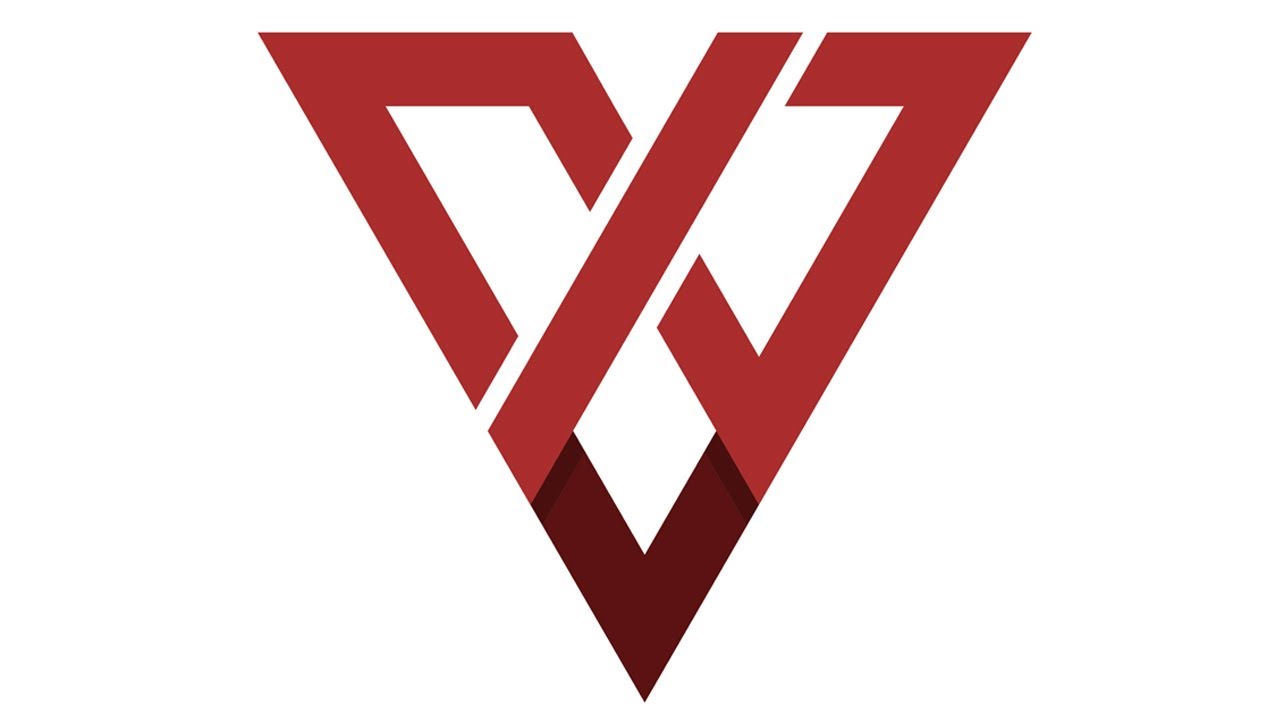 V Logo Design Illustrator | V Letter Logo Design Illustrator
