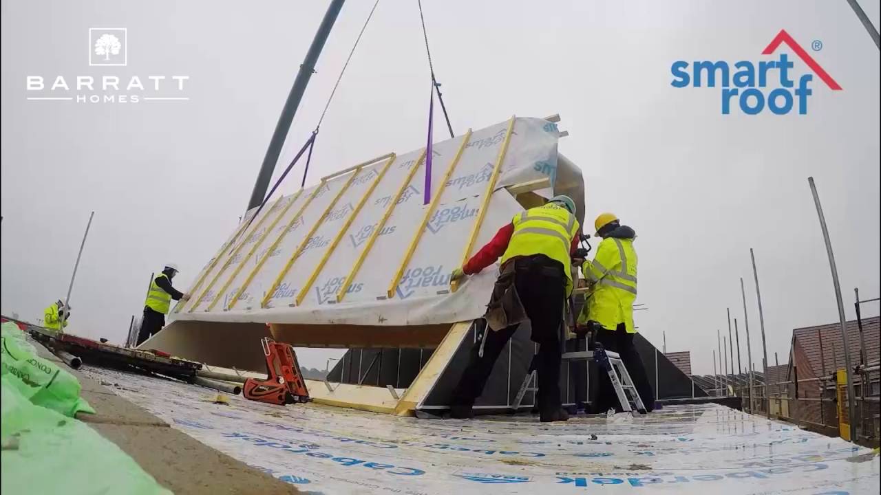 Smartroof Prism System Site Installation for Barratt Homes