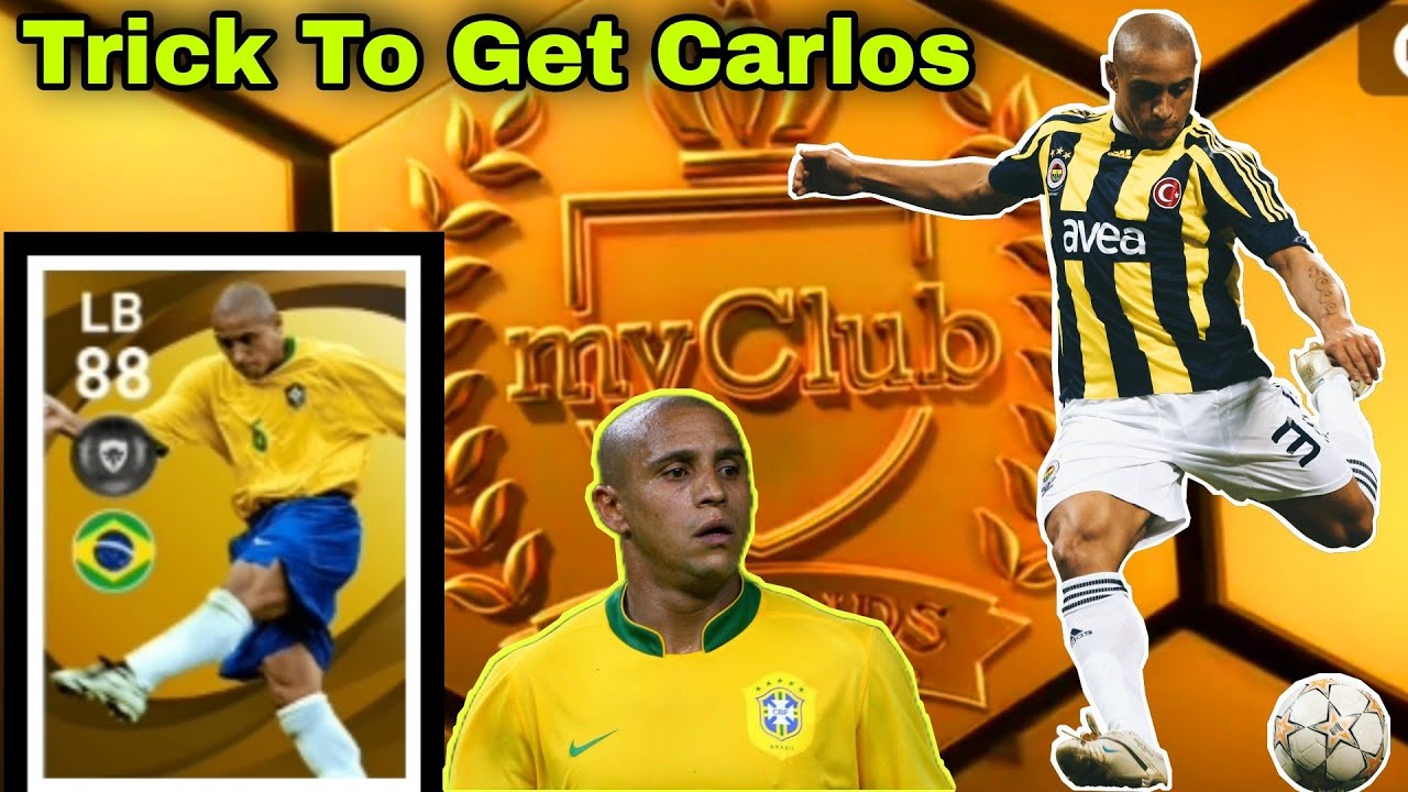 How To Get Carlos From Legend Box Draw/Trick To Get Roberto Carlos Legend  PES 2021 Mobile #shorts