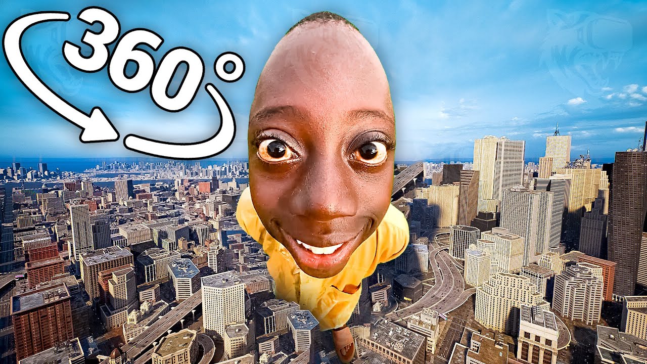 Tenge Tenge - City in 360° Video | VR / 8K | (Tenge Tenge Dance)