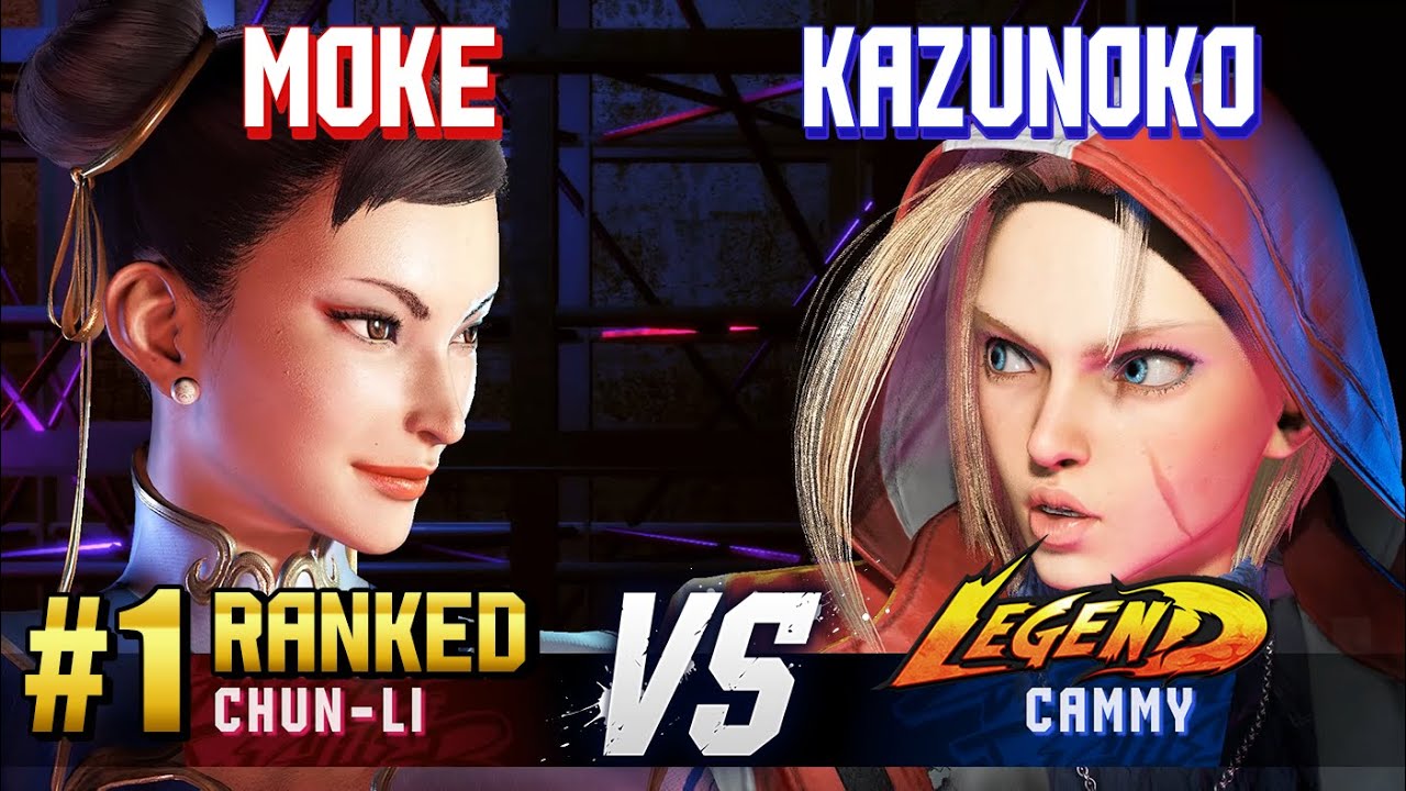 SF6 ▰ MOKE (#1 Ranked Chun-Li) vs KAZUNOKO (Cammy) ▰ Ranked Matches