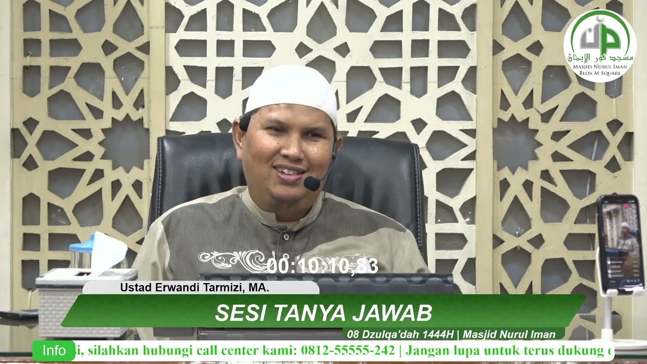 Sesi Tanya Jawab - Ustad Erwandi Tarmizi, MA.