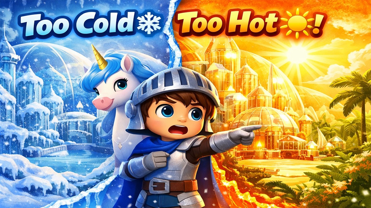 Arthur & Alicorn Tiny Kingdom Save the Glass Kingdom Magical Winter & Summer Adventure 3D Animation