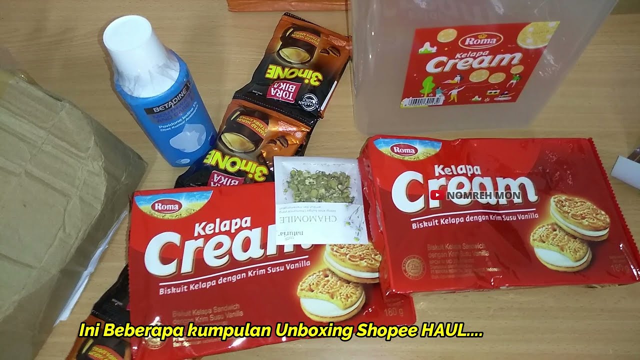 Shoope Haul Murah meriah kumpulan Unboxing Shopee Haul