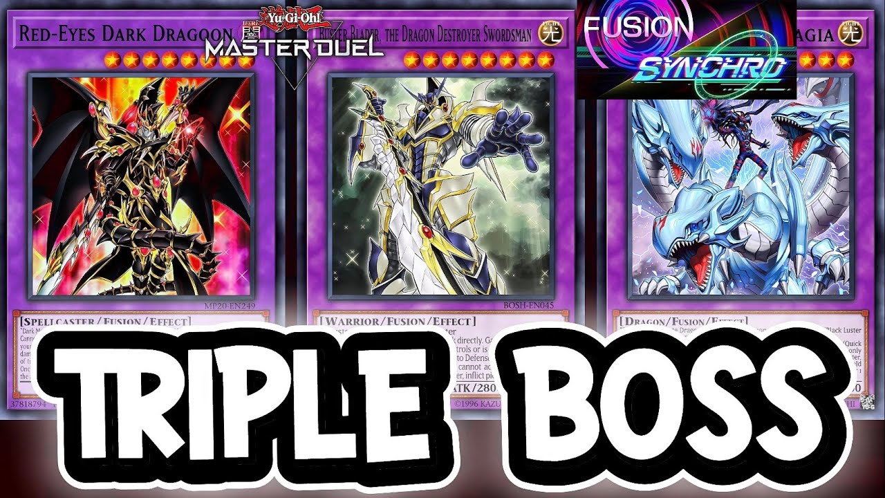 TRIPLE BOSS!! DRAGOON BUSTER MAGIA Dominating the FUSION x SYNCHRO+ Festival [Master Duel]