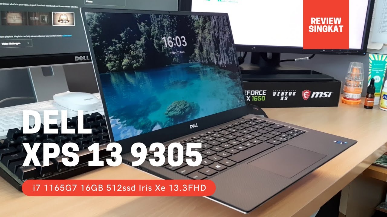 Laptop Dell XPS 13 9305 i7 1165G7 16GB 512ssd Iris Xe FHD 13,3 - Beli di Tokopedia - Review Singkat