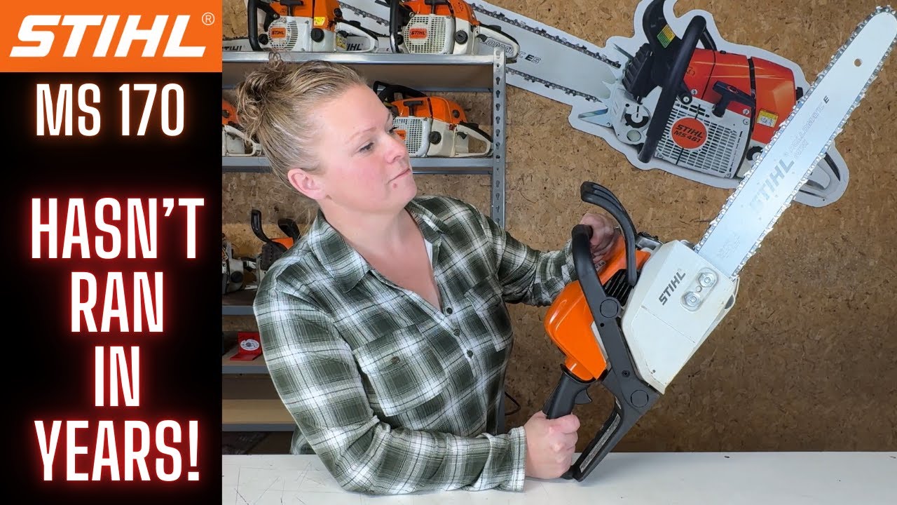 Stihl MS 170 == Has Not RUN In Years  == Customer Says FIX IT!