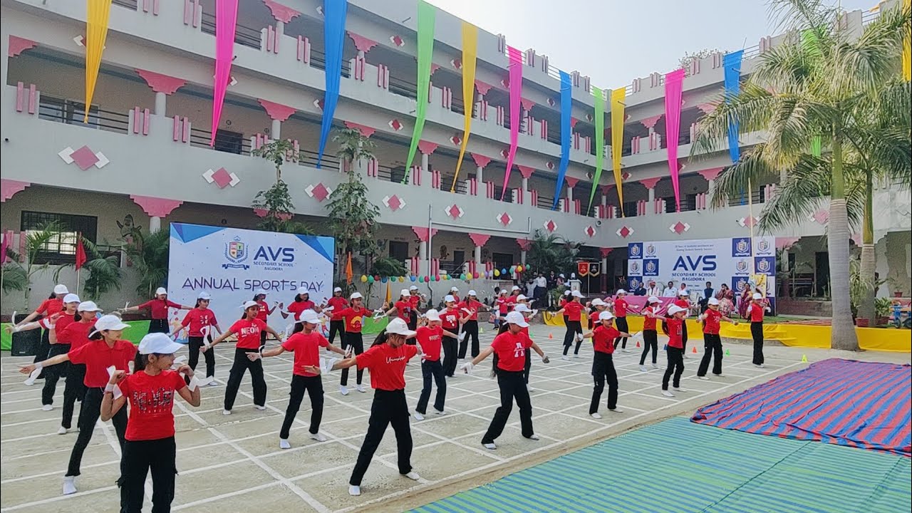 “Energetic PT Dance Performance | #AVSSchoolBagidora | Sports Day Celebration 2024”