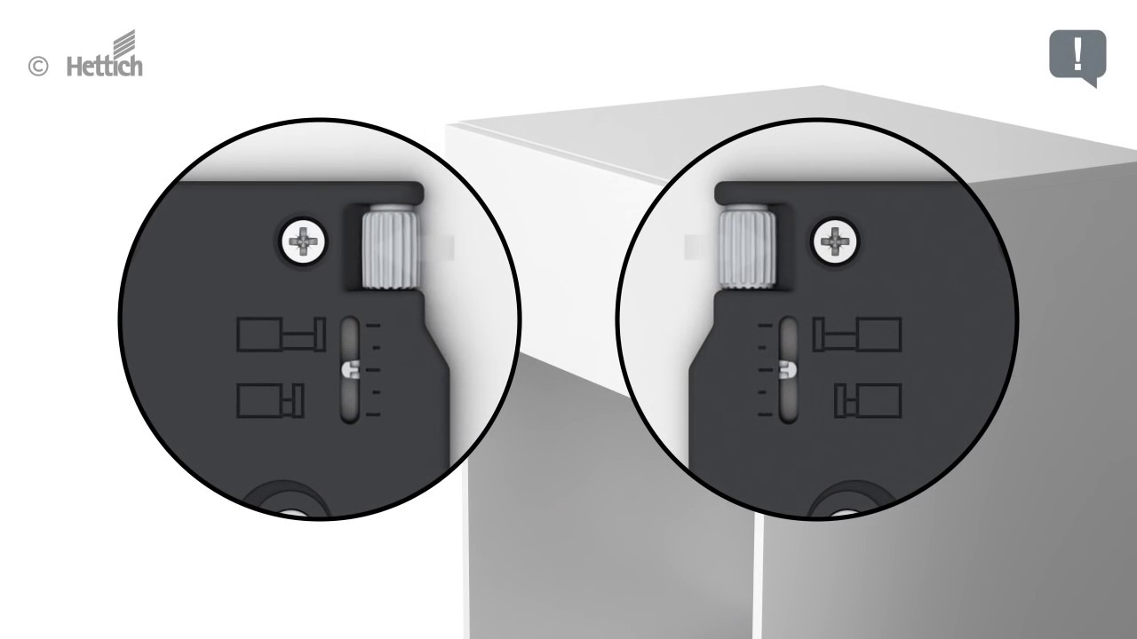 Cassetti Hettich Arcitech - regolazioni | nobilistore.it