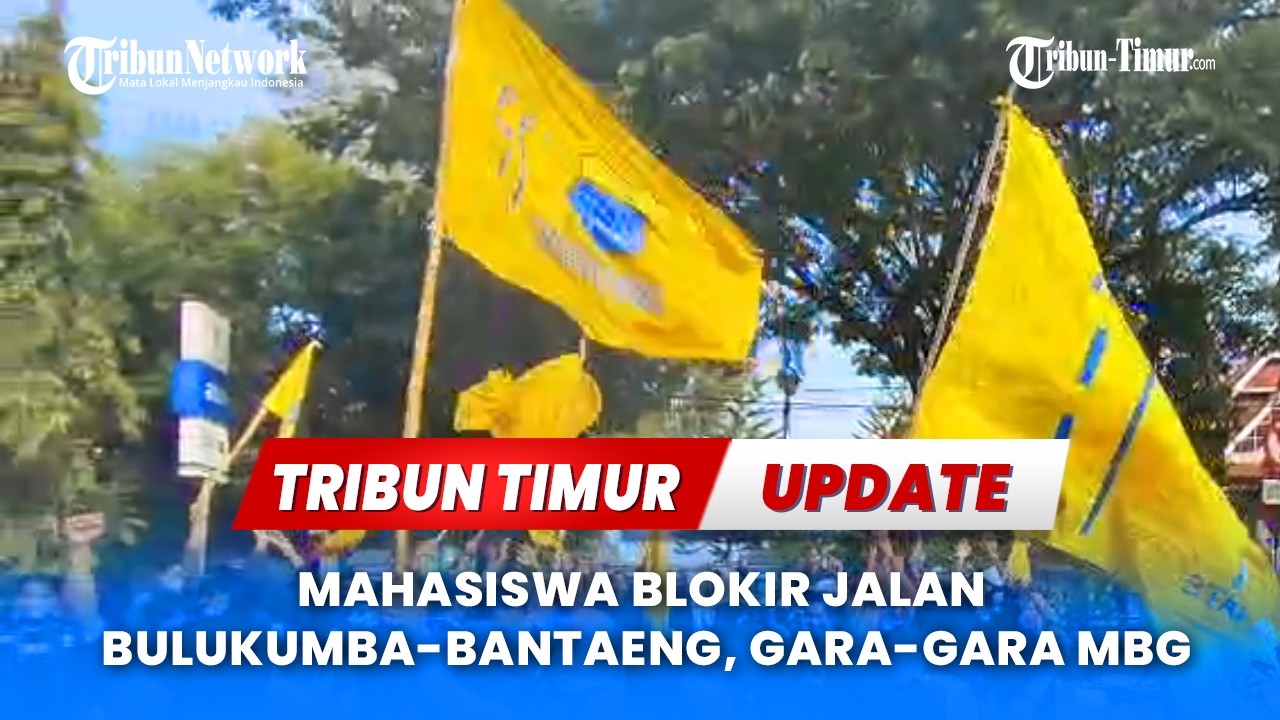 🔴Mahasiswa Blokir Jalan Bulukumba-Bantaeng, Gara-gara MBG
